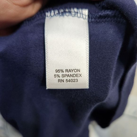 4x$25 Banana Republic blue white contrast stretchy minimalistic tank XS - Picture 7 of 9